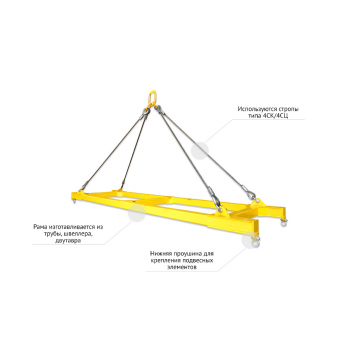 Рамная траверса-тип 4 с четырьмя точками крепления